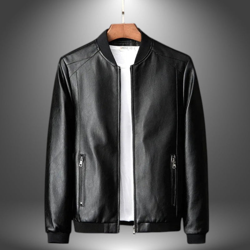 Manuel | Giacca di Pelle Artigianale Estiva da Uomo