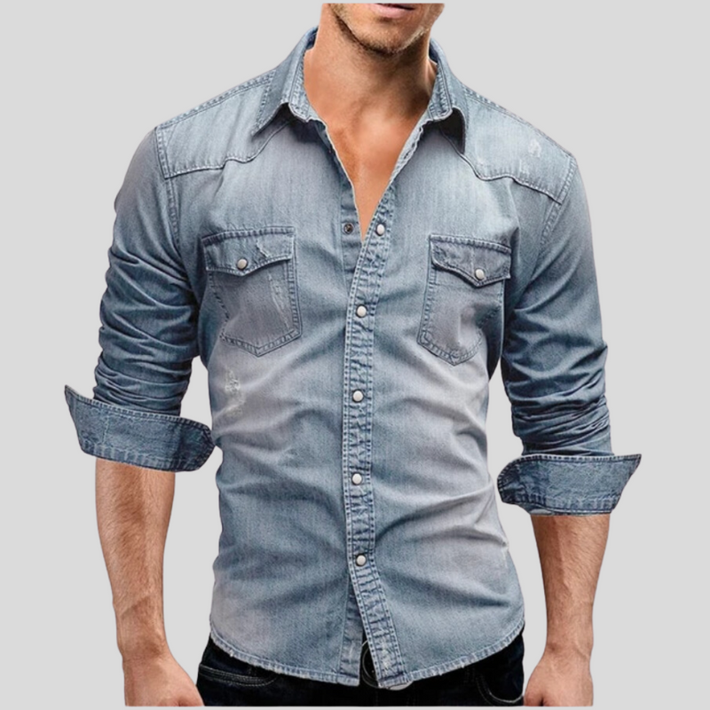 Lex™ - Camicia in denim moderna