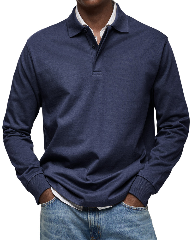 Alexandre™ | Polo Maniche Lunghe Casual