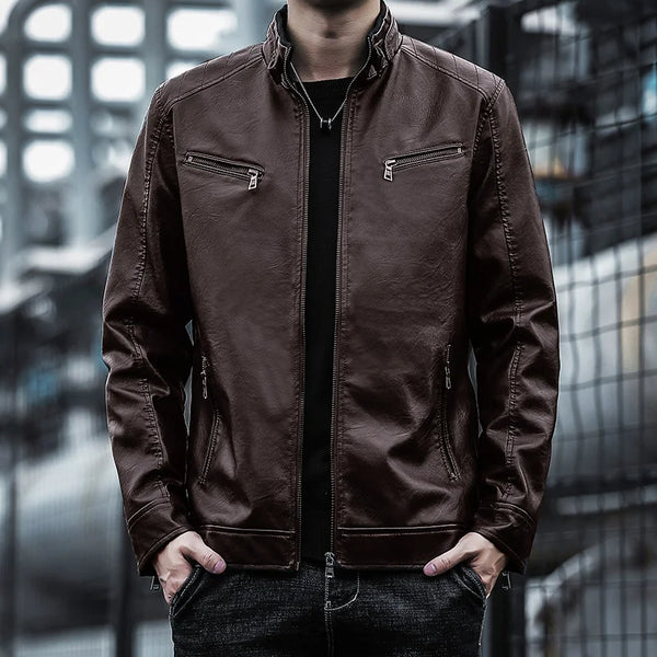 Dario™ | Giacca da Uomo con Colletto alla Coreana Antivento