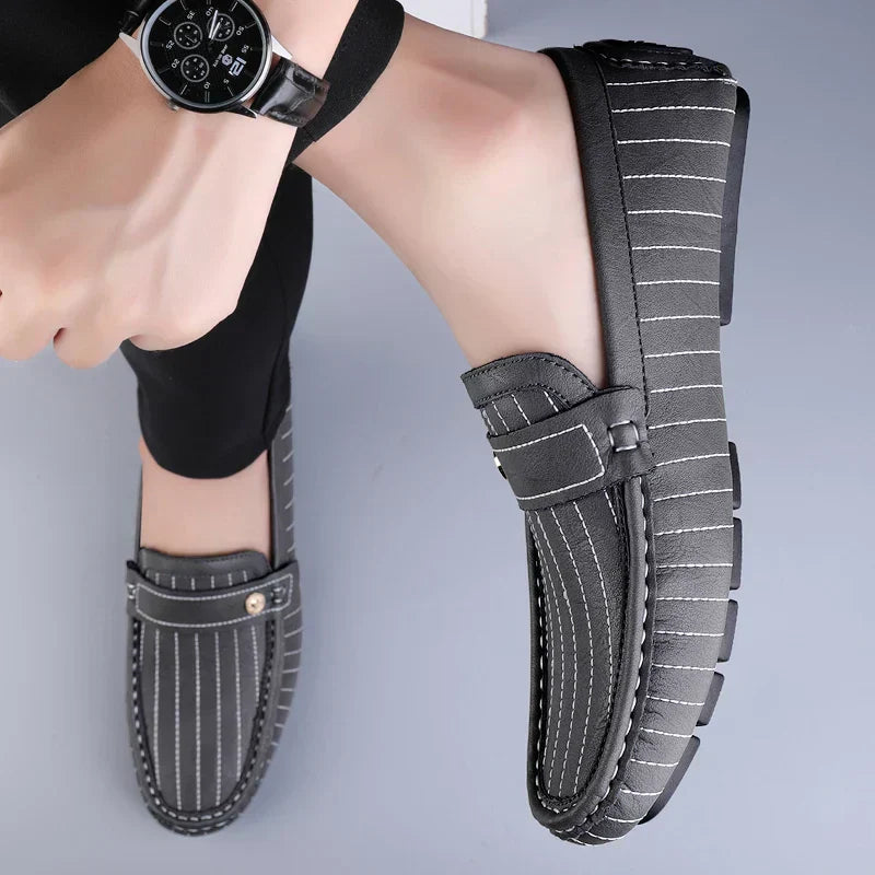 Milanese | Mocassini Driver a Righe