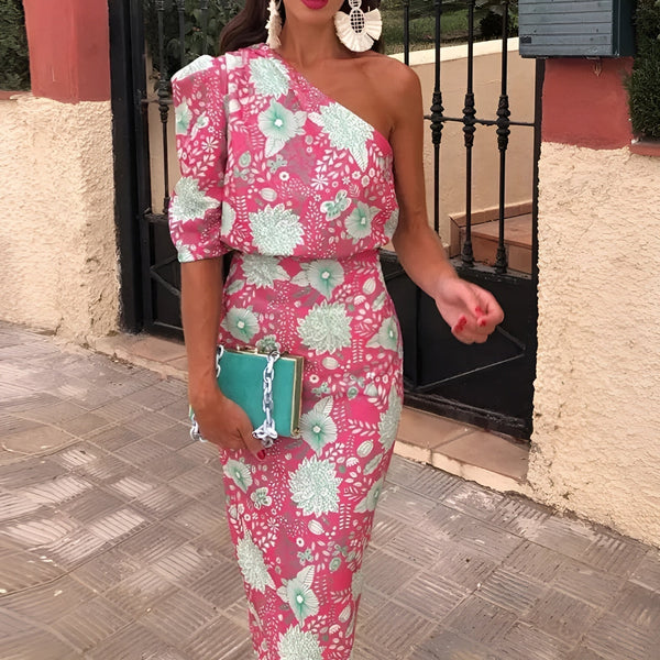 Émilie™ | Abito Lungo Stampato