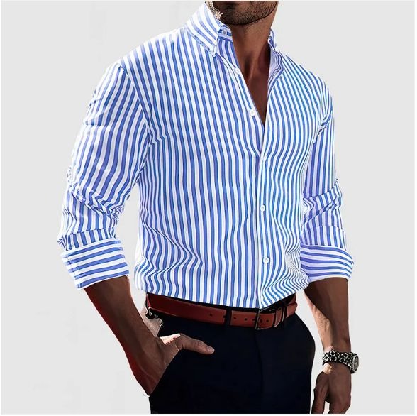 MIRAVO | Camicia a righe da uomo – Elegante & Sicuro di Sé