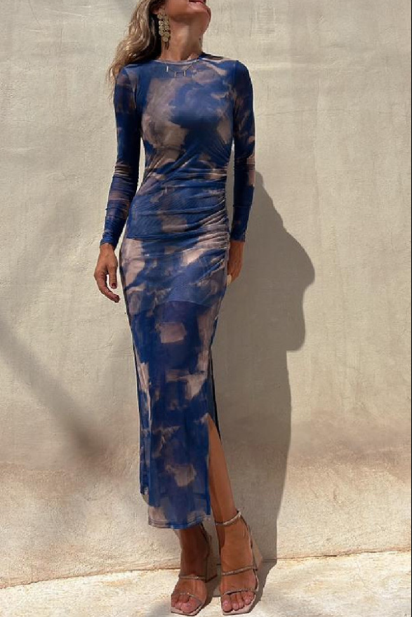 Nina™ | Abito a Maniche Lunghe in Rete