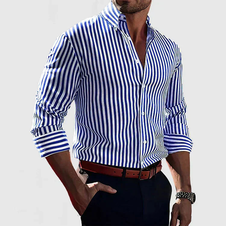 MIRAVO | Camicia a righe da uomo – Elegante & Sicuro di Sé