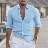 Camicia in lino - Eleganza estiva con una sensazione di leggerezza